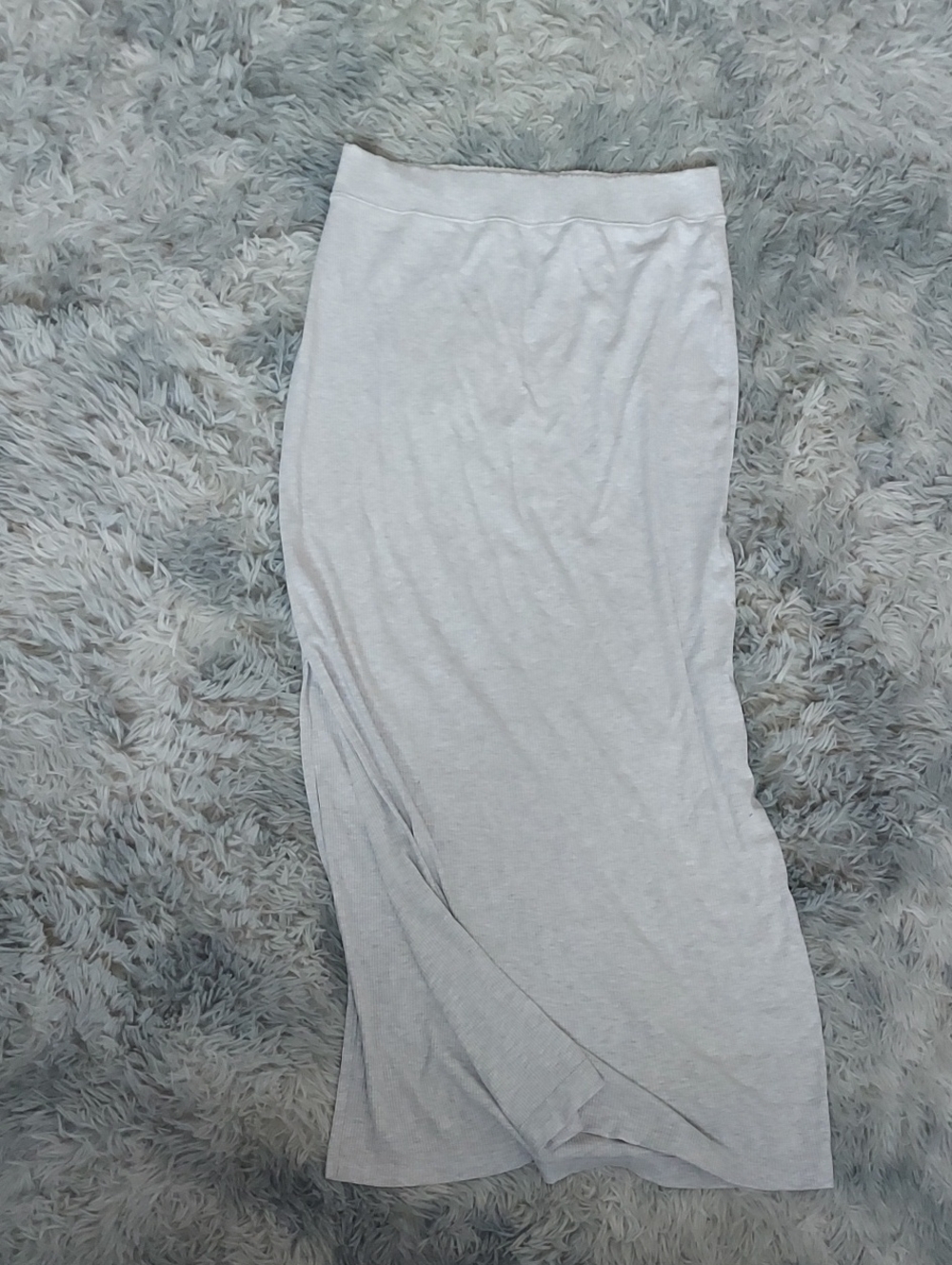 aerie Light Gray Maxi Skirt - Soft Stretch